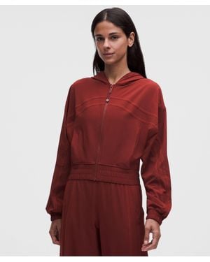 lululemon Define Hooded Track Jacket - Red