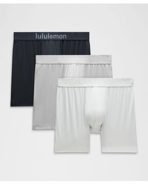 lululemon Soft Stretch Active Boxer Brief 5" - White