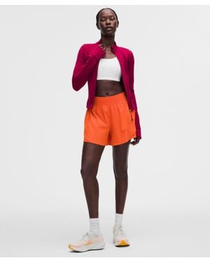lululemon Shake It Out High-Rise Running Short 4" - Red