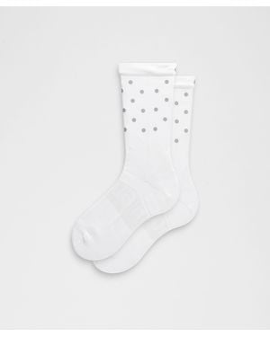 lululemon Power Stride Crew Socks Reflective - White
