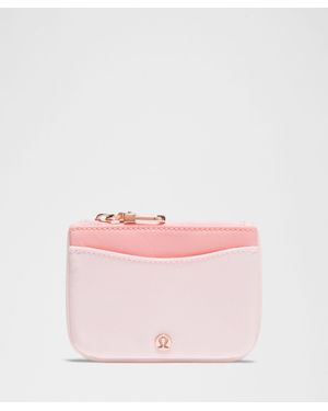 lululemon Clippable Card Holder - Pink