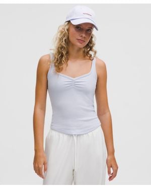 lululemon Hold Tight Sweetheart Tank Top - White