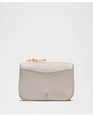 lululemon Clippable Card Holder - Gray