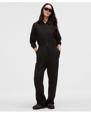 lululemon – Ponte Relaxed-Fit Jumpsuit Slnsh Collection – – Size Large - Black