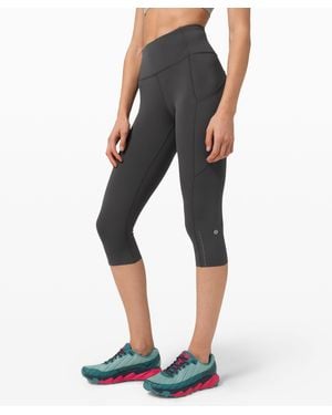 lululemon Fast And Free High-Rise Crop 19" - Blue