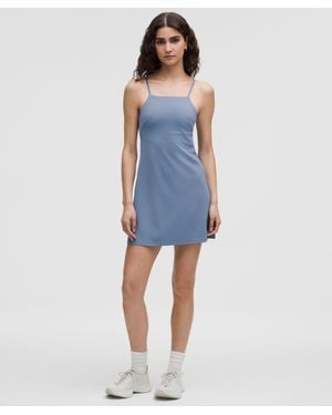 lululemon – Align Side-Slit Cami Strap Dress – – Size 4 - Blue