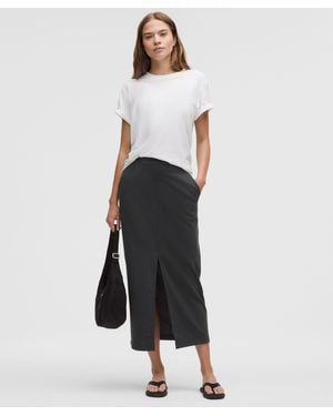 lululemon Pique Maxi Skirt - White