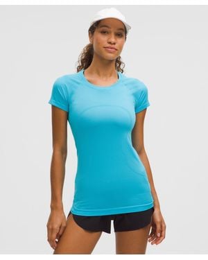 lululemon Swiftly Tech Short-Sleeve Shirt 2 - Blue