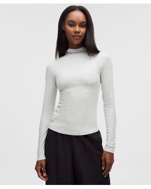 lululemon Hold Tight Hooded Long-Sleeve Shirt - White