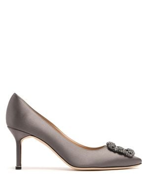 Manolo Blahnik Donna Décolleté Hangisi - Metallizzato