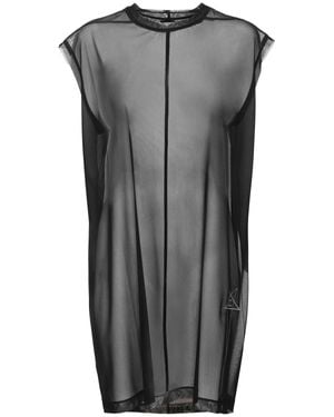 Rick Owens Top lungo champion in micromesh - Grigio