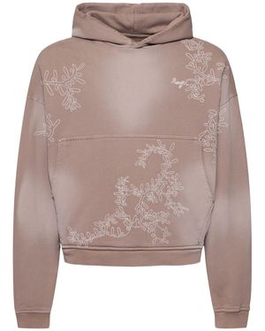 ROUGH Uomo Felpa Con Cappuccio Diffusion - Grigio