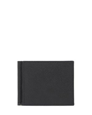 Valextra Clip banconote in pelle - Nero