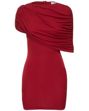 Esse Studios Donna Vestito Bonachi Drappeggiato - Rosso