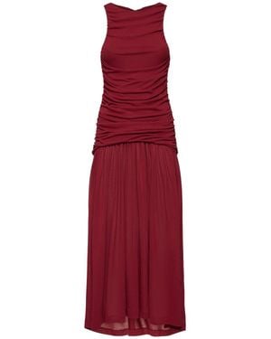 BITE STUDIOS Donna Vestito Midi Evidente - Rosso