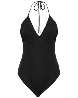ANDAMANE Body roxy in jersey con chiusura al collo - Nero