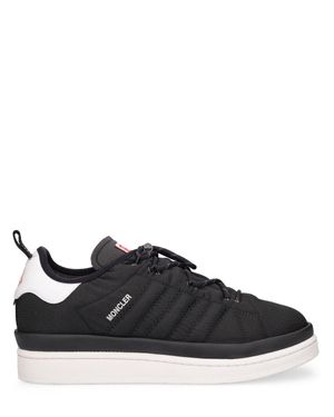 Moncler Genius Sneakers moncler x adidas campus in pelle - Nero