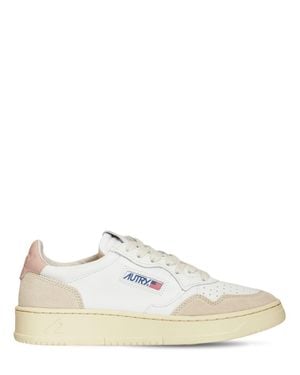 Autry Sneakers low top medalist in camoscio - Bianco
