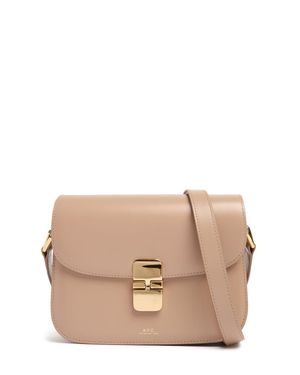 A.P.C. Mujer Bolso Pequeño Sac Grace De Piel Suave Unique - Neutro