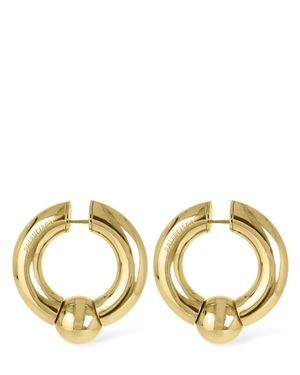 Balenciaga Orecchini mega in ottone - Metallizzato