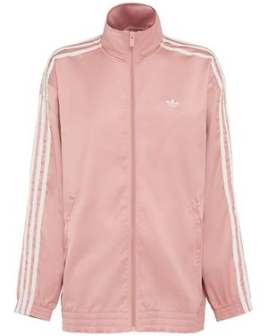 adidas Originals Donna Satin Track Top - Rosa
