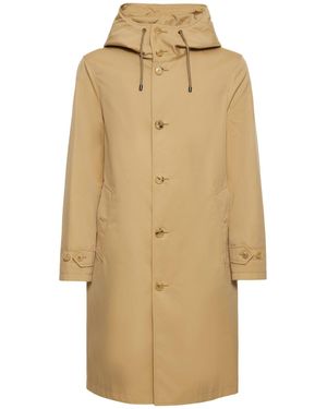 Burberry Parka en coton marwood - Neutre