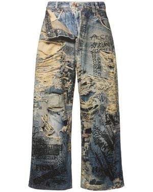 Acne Studios Straight Jeans - Bleu