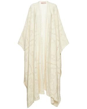Valentino Cappa in guipure di cotone - Bianco