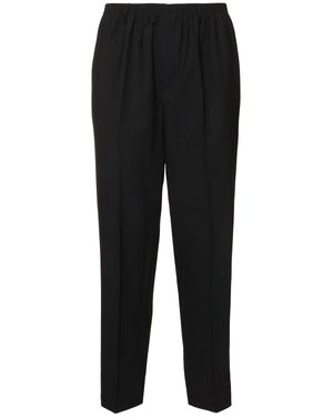 Cellar Door Alfred Bl Wool Blend Pants - Black