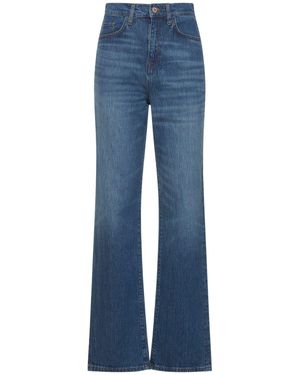 Triarchy Jeans dritti vita alta ms. - Blu