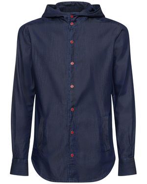 Kiton Uomo Camicia - Blu
