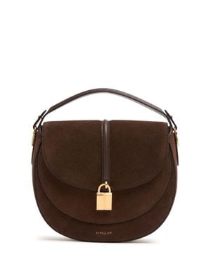 DeMellier London Femme Sac Saddle En Daim Siena Unique - Marron