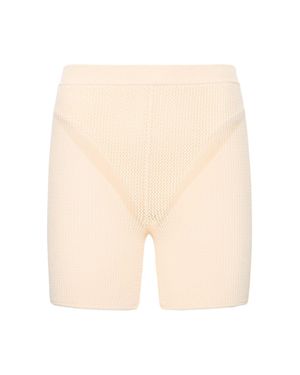 Live The Process Shorts vita alta nyx in maglia - Bianco