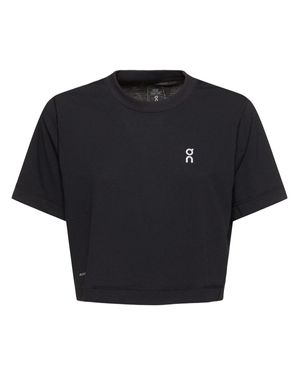 On Shoes Dna T-Shirt Cropped Train-T - Nero