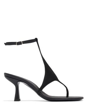 Christopher Esber Sandali bo diamond in pelle 70mm - Nero