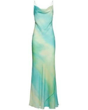 MVP WARDROBE Donna Vestito Lungo Aurora - Verde