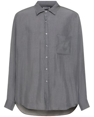 Frankie Shop Uomo Camicia - Grigio