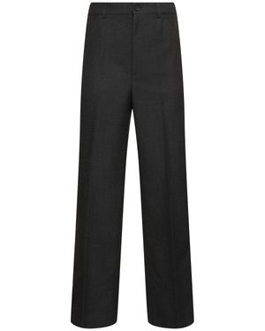 Bally Hombre Pantalones De Mezcla De Lana - Negro