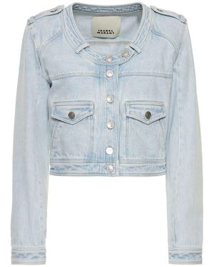 Isabel Marant Giacca valene in denim di cotone - Blu