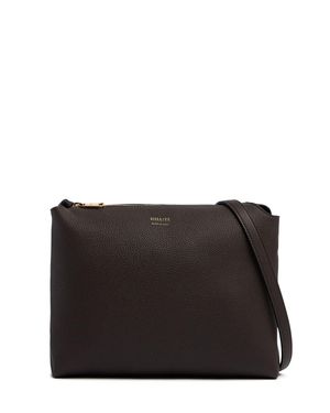 KHAITE Mujer Bolso Bandolera Mediano Lina De Piel De Grano Unique - Negro