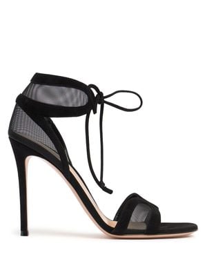 Gianvito Rossi Donna Sandali Falene - Nero