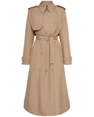 Moncler Trench imbottito barbetane in techno - Neutro