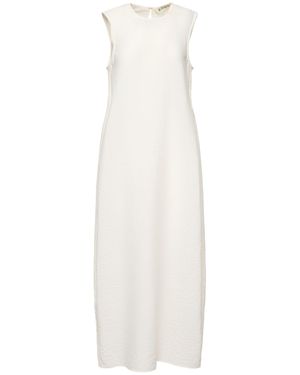 Rohe Donna Hammered Silk Blend Dress - Bianco