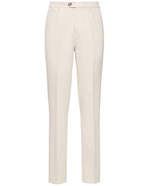 Brunello Cucinelli Uomo Pantaloni Dritti - Neutro
