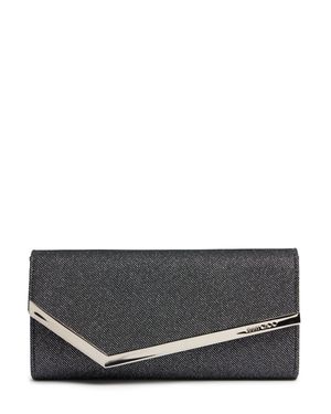 Jimmy Choo Donna Pochette Emmie Glitter - Grigio