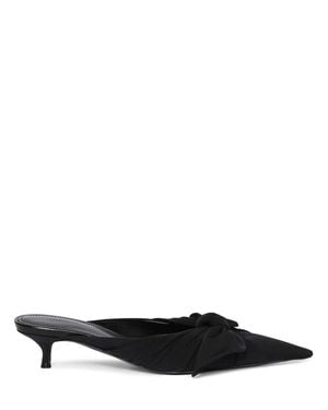 Balenciaga Mules knife in nylon 40mm - Nero
