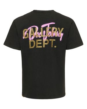 GALLERY DEPT. T-shirt body cocktails in jersey di cotone - Nero