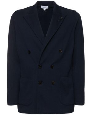 Lardini Uomo Blazer Doppiopetto - Blu