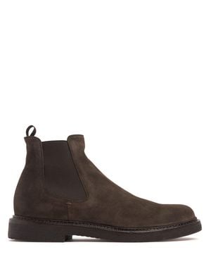 Officine Creative Hombre Botas Chelsea De Ante - Marrón