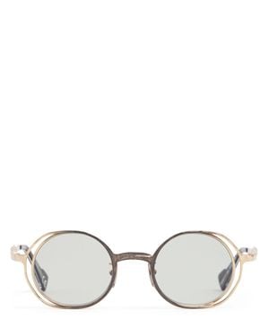 Kuboraum Femme Lunettes De Soleil En Acétate Et Métal H11 Unique - Gris